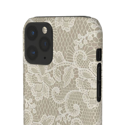 Vintage Beige Lace Case