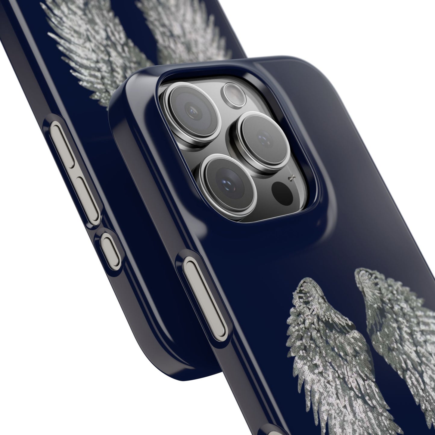 Navy Angel Wings Case