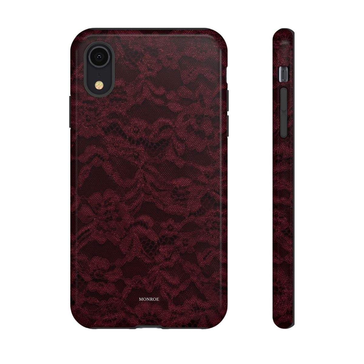 Burgundy Lace Tough Case