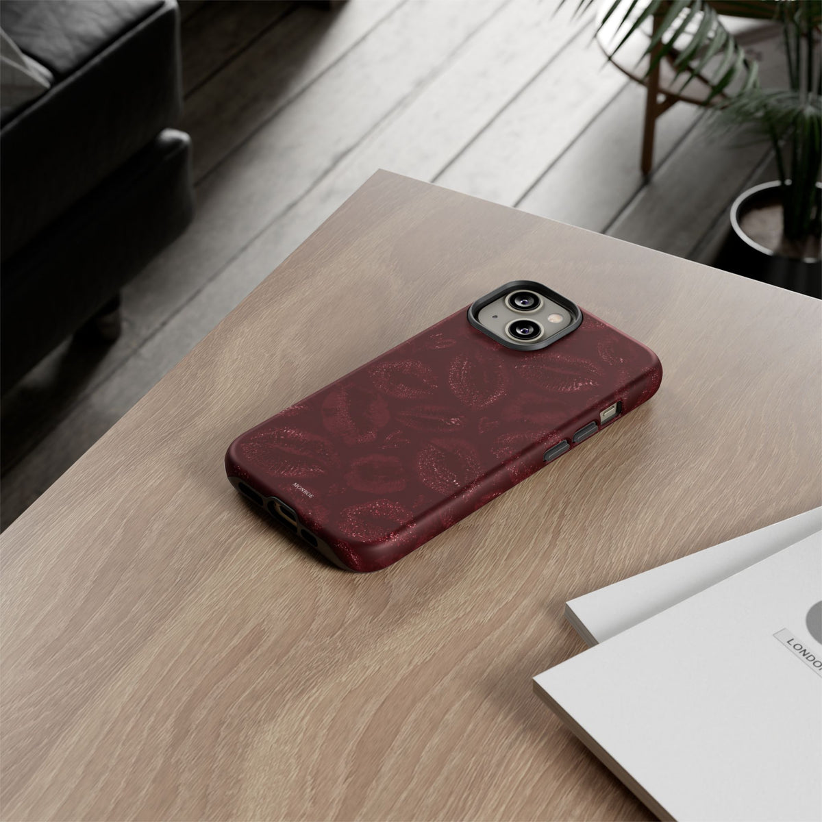 Burgundy Kiss Tough Case
