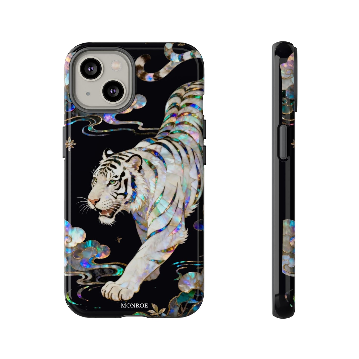 Iridescent White Tiger Tough Case