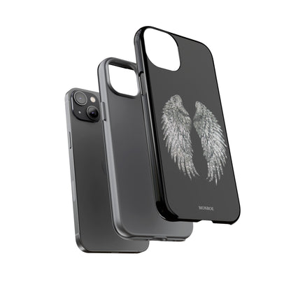 Silver Wings Black Tough Case