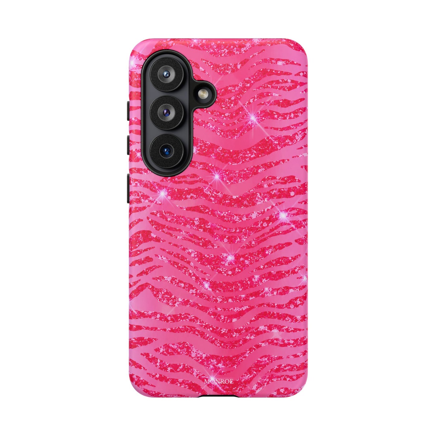 Pink Glitter Zebra Tough Case