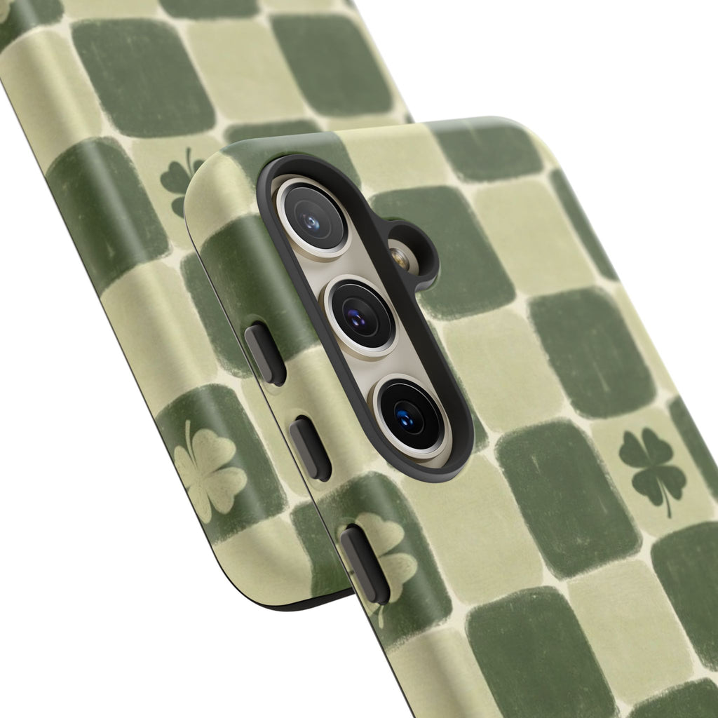 Clover Checker Tough Phone Case