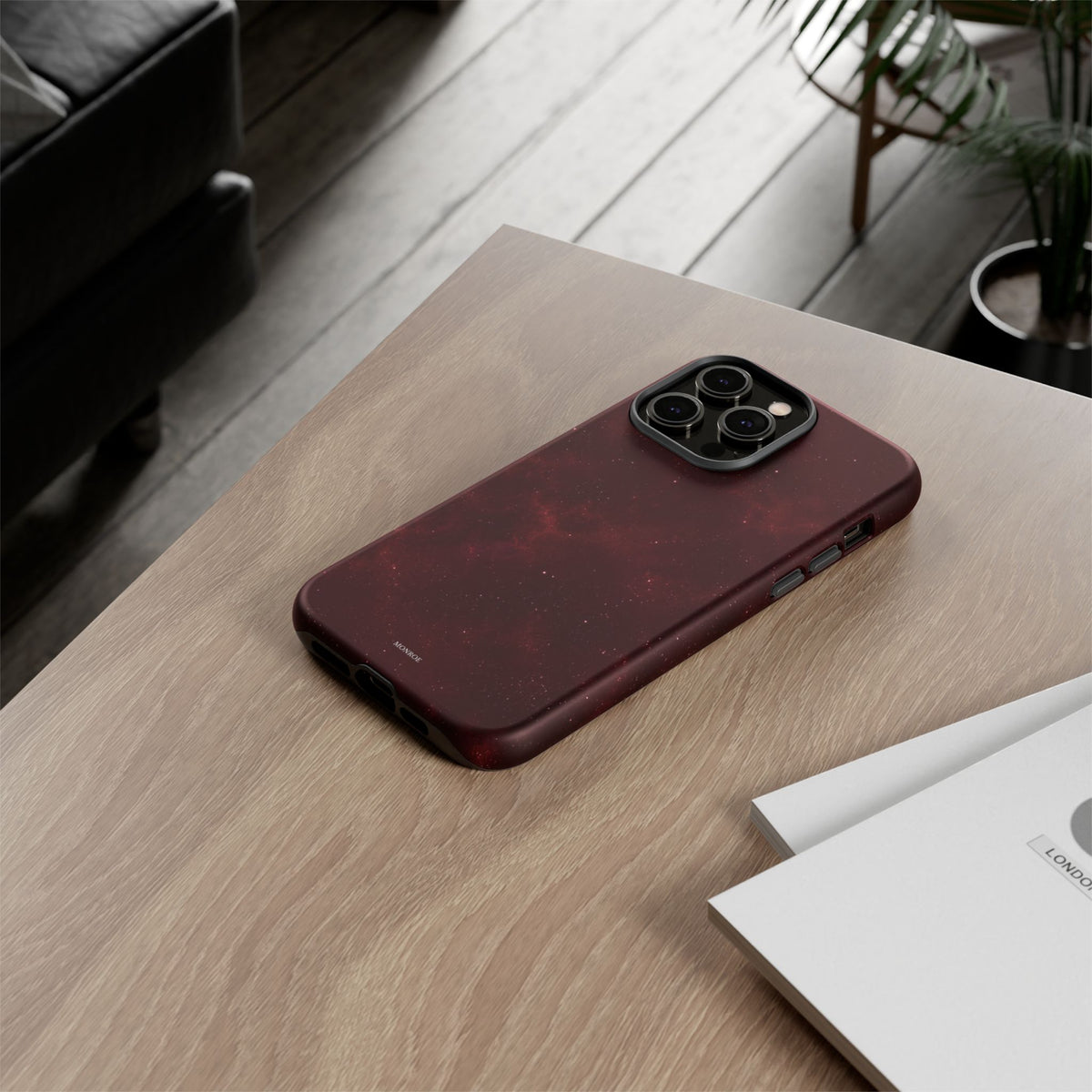 Burgundy Galaxy Tough Case