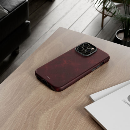 Burgundy Galaxy Tough Case