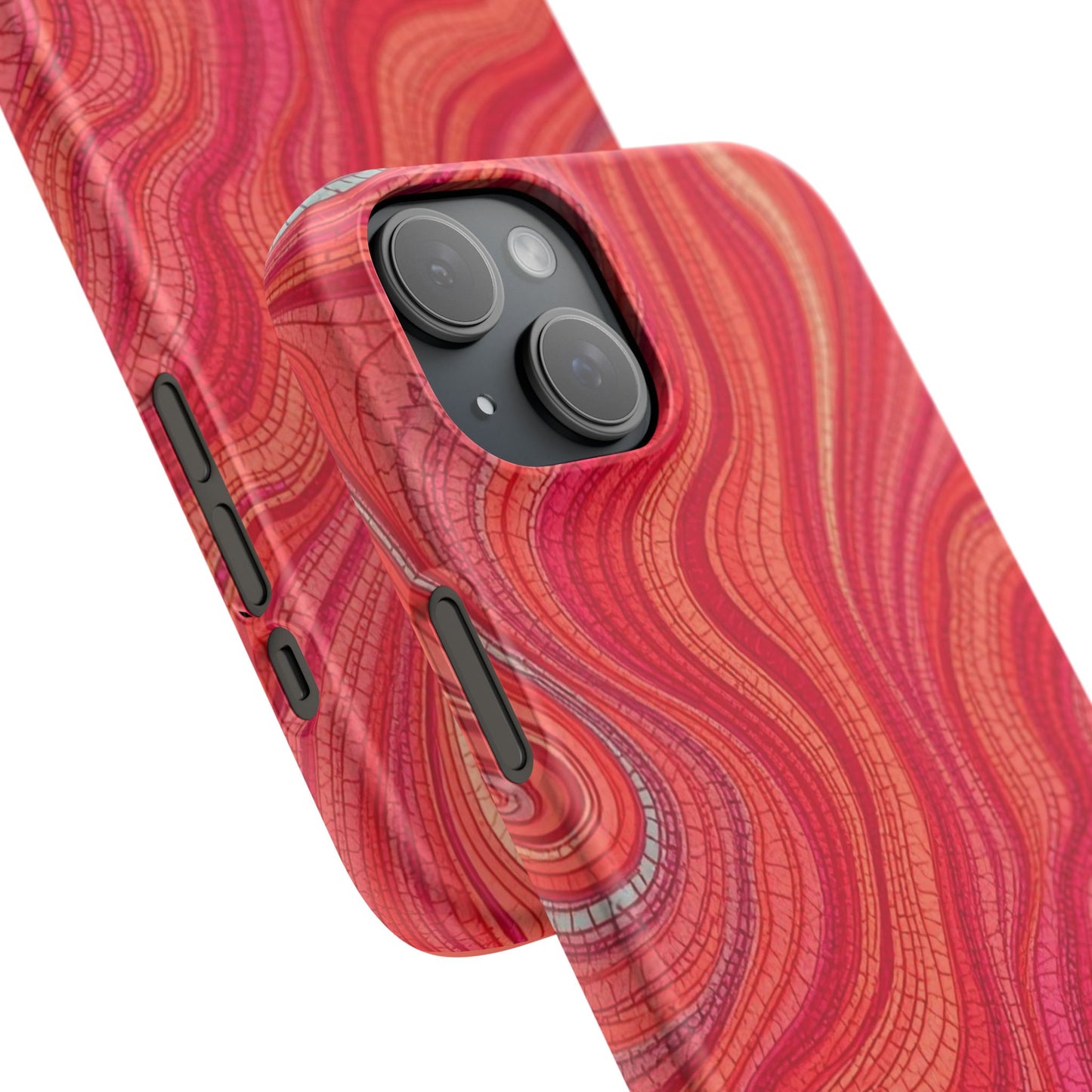 Retro Wavy Red Case
