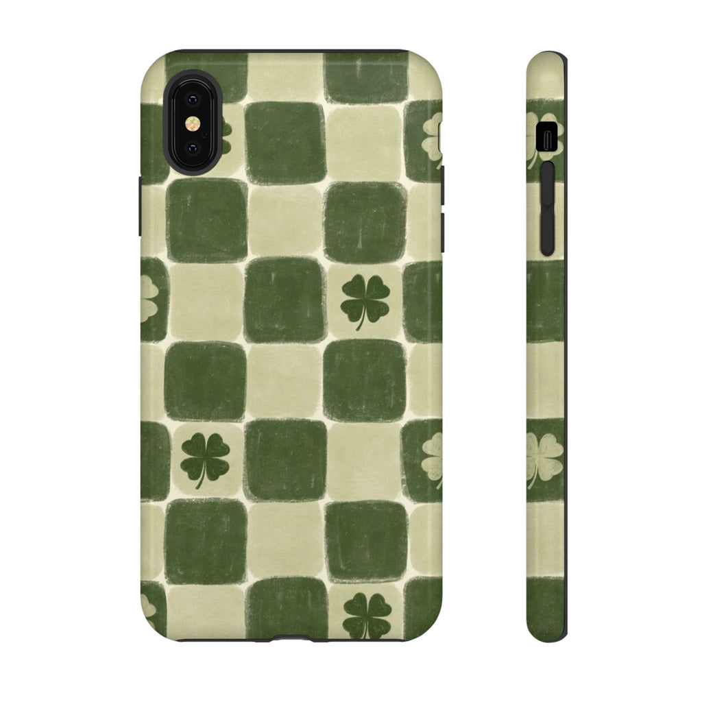 Clover Checker Tough Phone Case