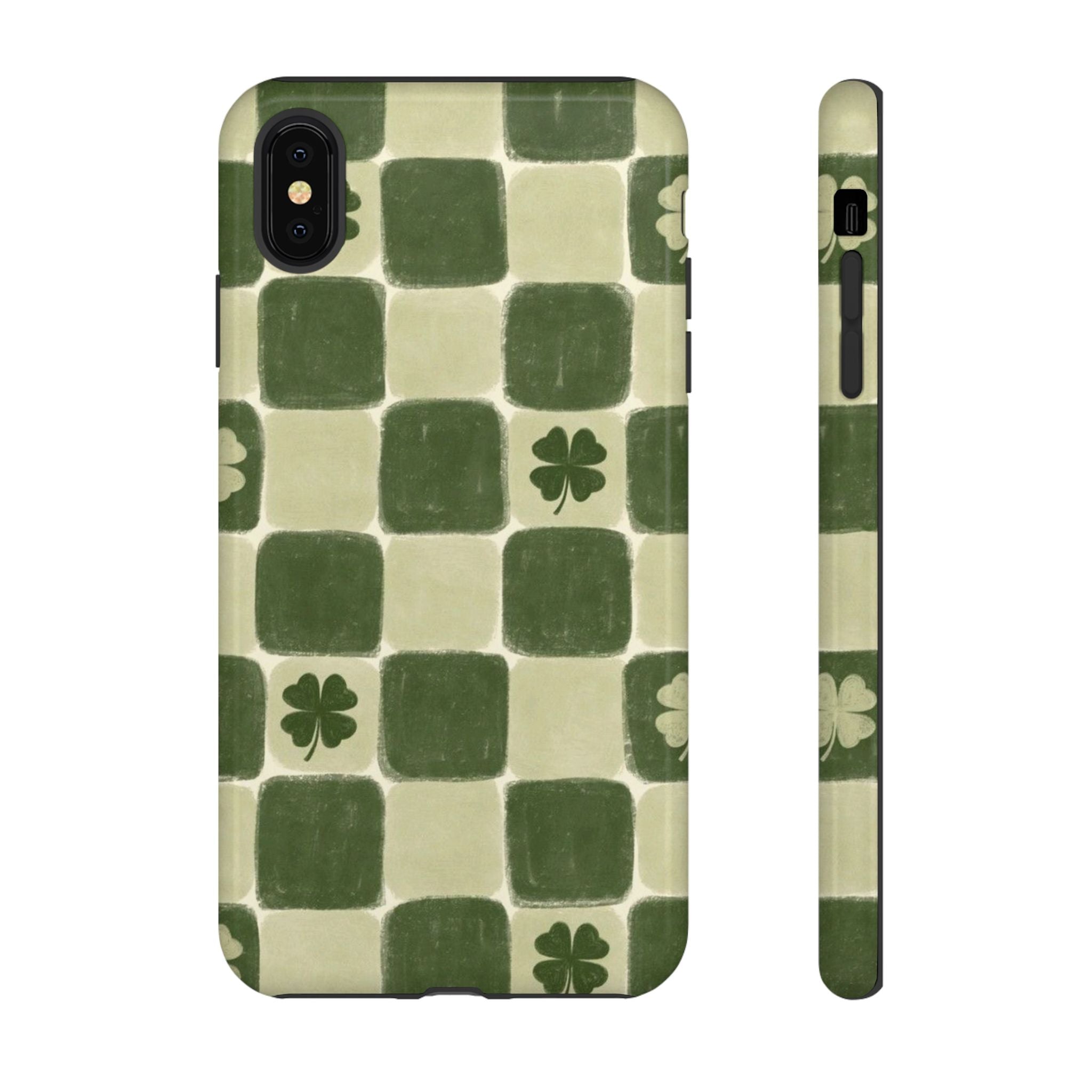 Clover Checker Tough Phone Case