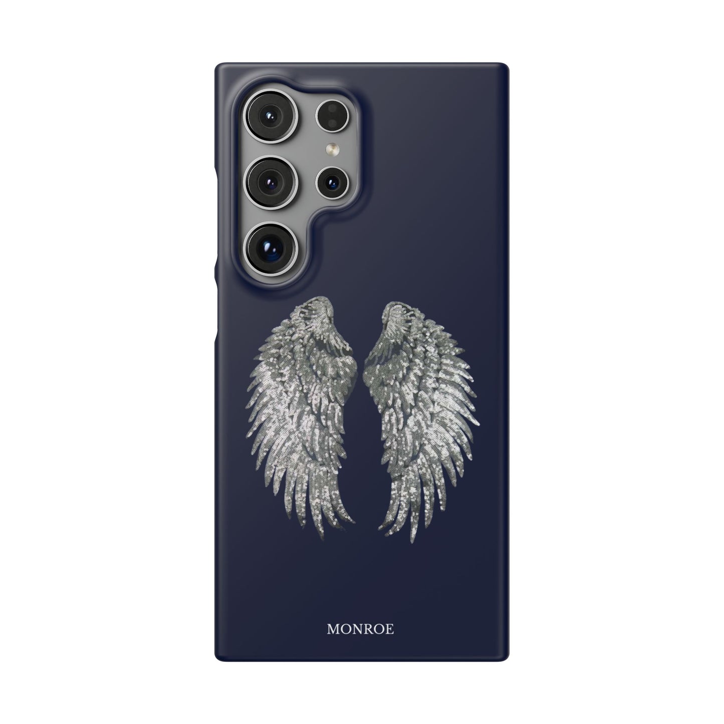 Navy Angel Wings Case