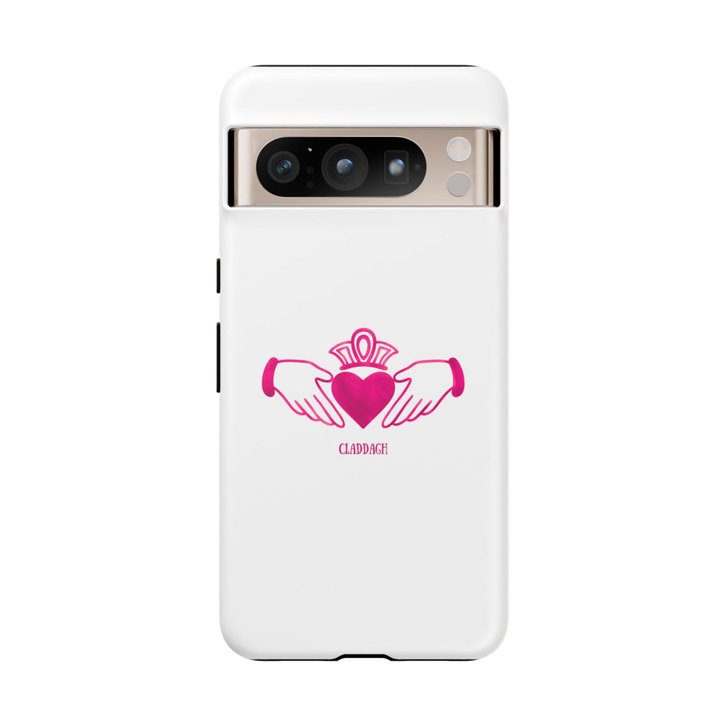 Pink Irish Claddagh Symbol Tough Phone Case