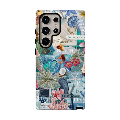 Tropical Beach Collage Tough Case