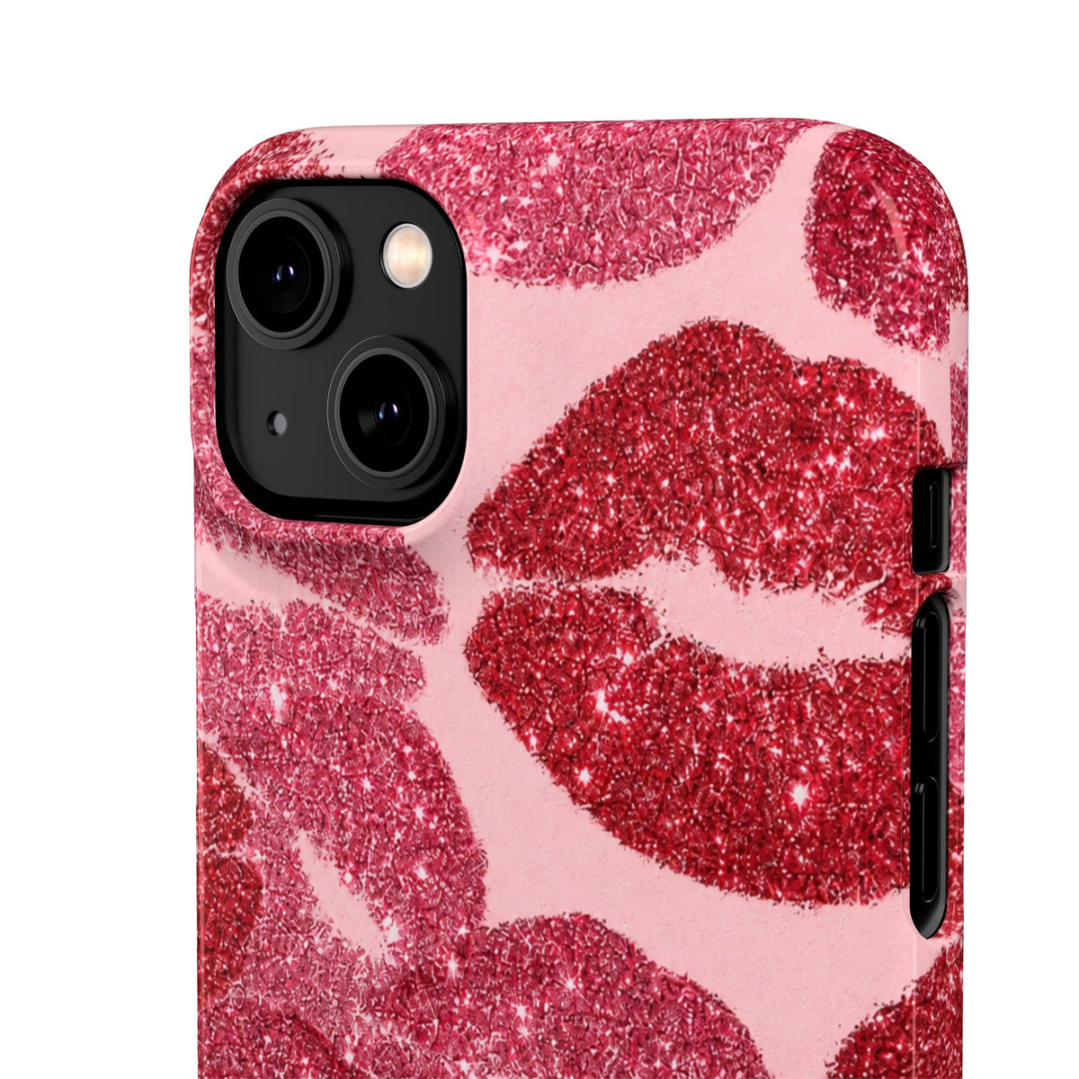 Pink Glitter Kiss Case