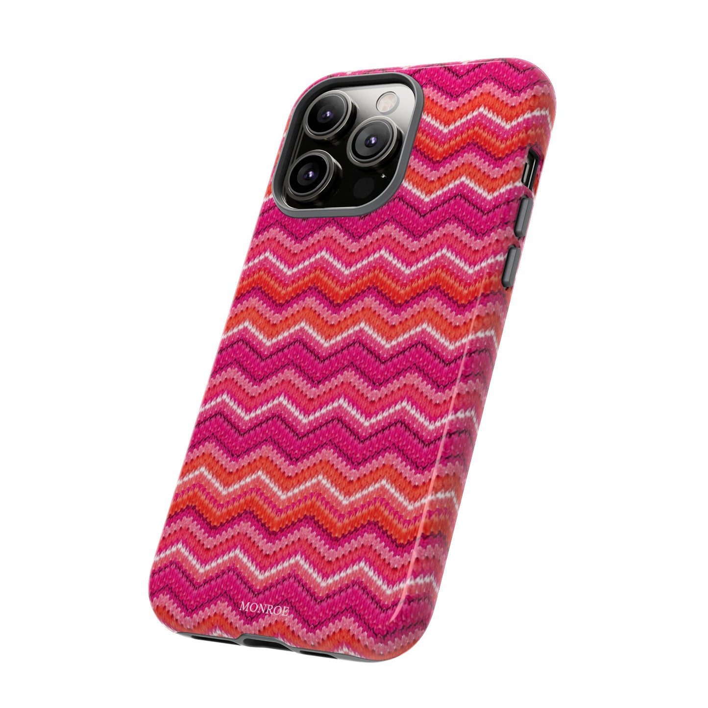 Pink Zigzag Tough Case