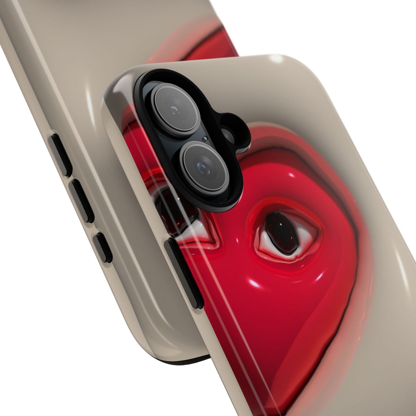 Red Heart Eyes Tough Case