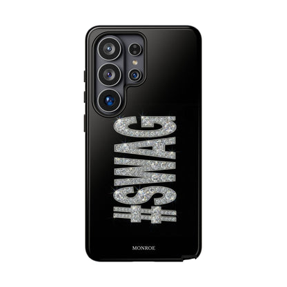 “#SWAG” Black Bling Tough Case
