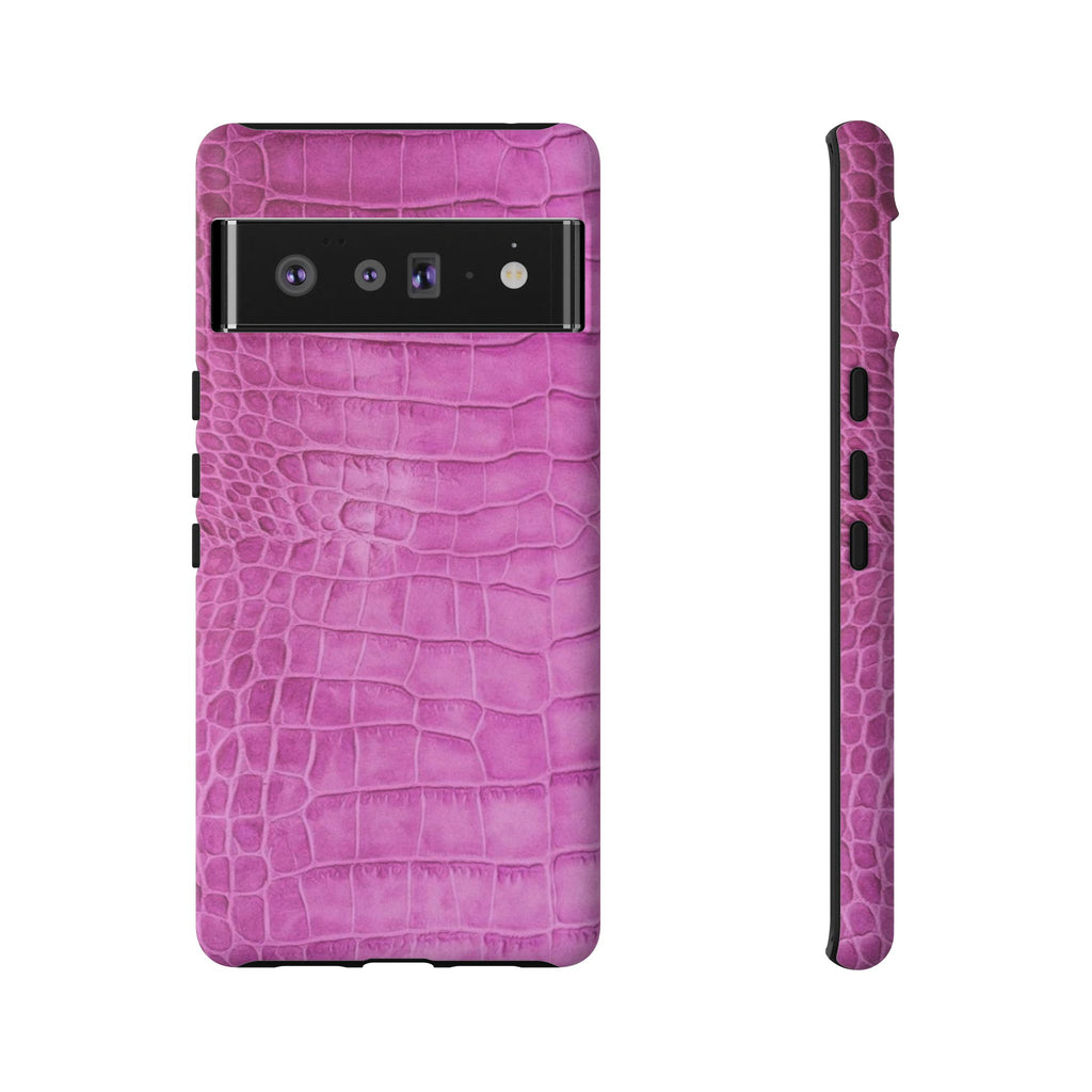 Purple Croc Phone Case