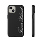"Forever Blessed" Black Phone Cover