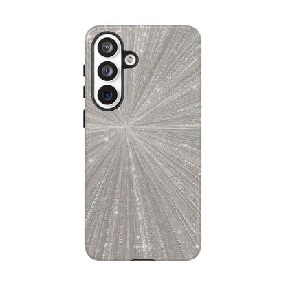 Sparkling Silver Burst Tough Case