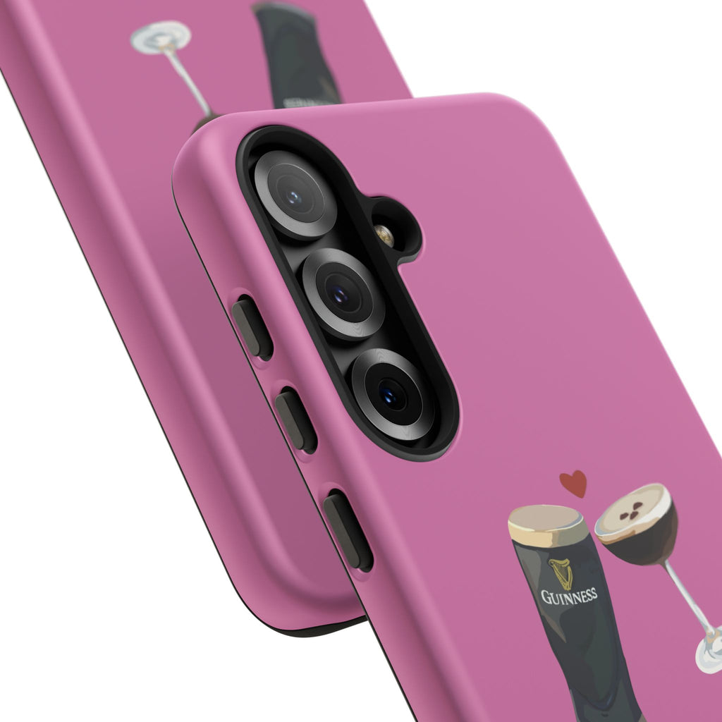 Pint & Wine Glass (Pink) Tough Case