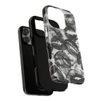 Black and Kiss Design Phone Case
