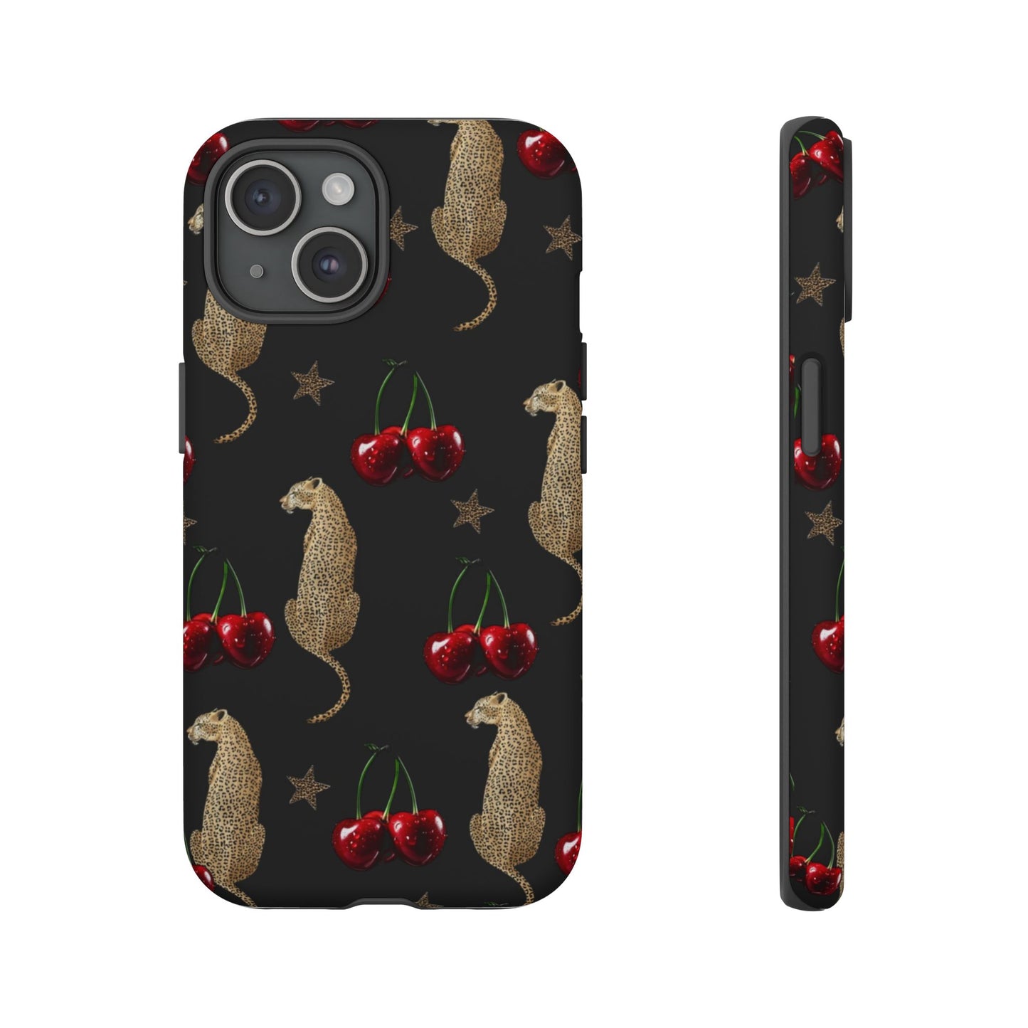 Leopard & Cherry Tough Case
