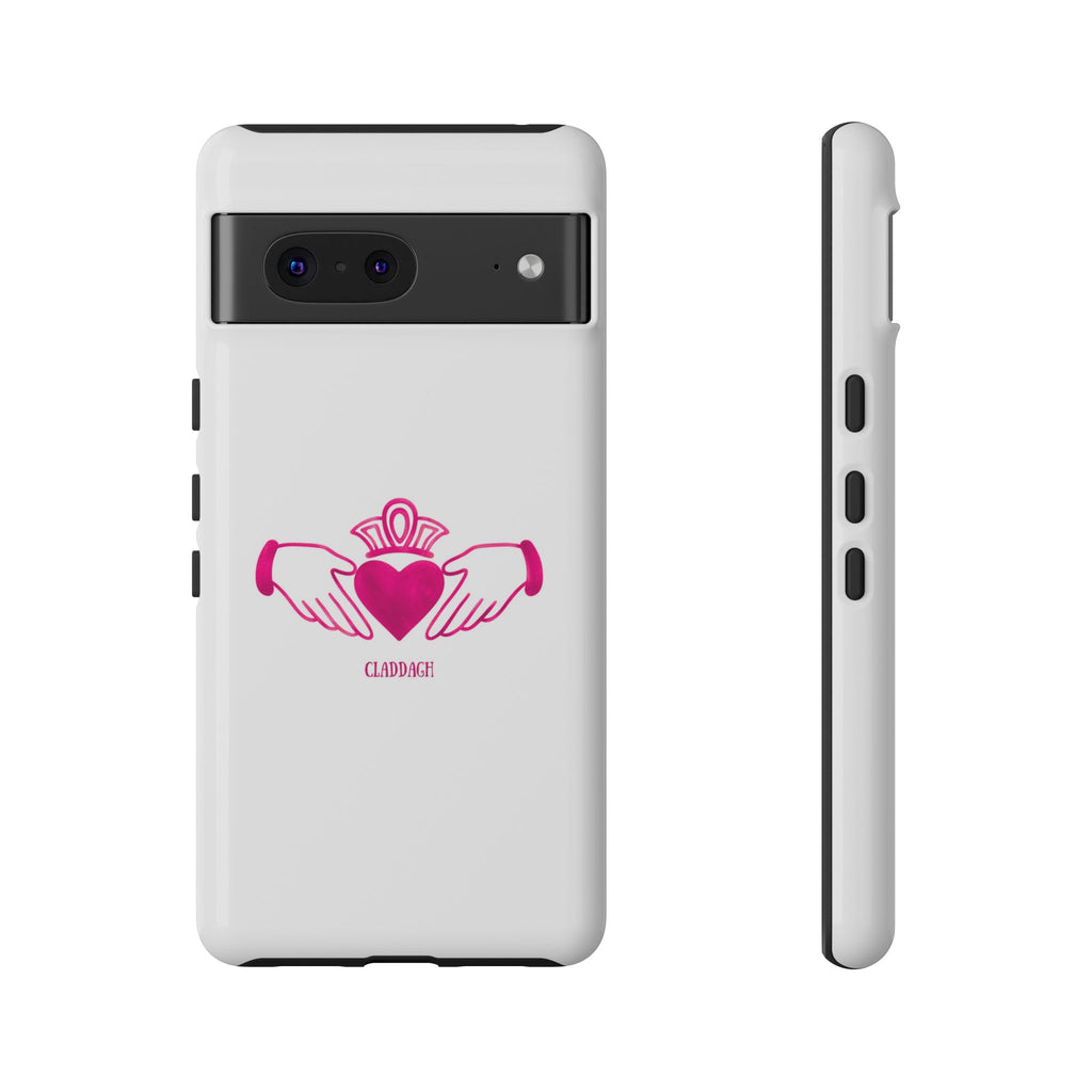 Pink Irish Claddagh Symbol Tough Phone Case