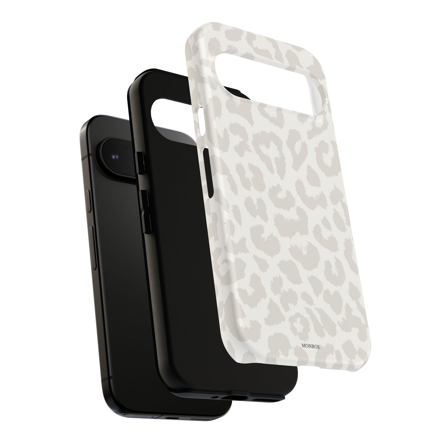 White Leopard Print Tough Case