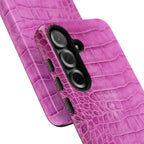 Purple Croc Phone Case
