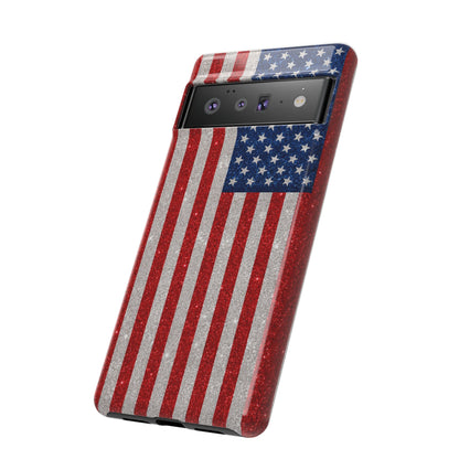 America Glitter Tough Case