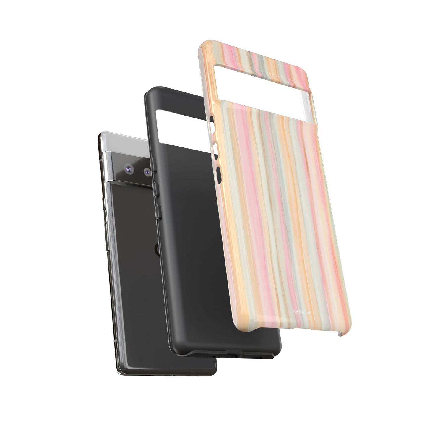 Pastel Watercolor Stripe Tough Case