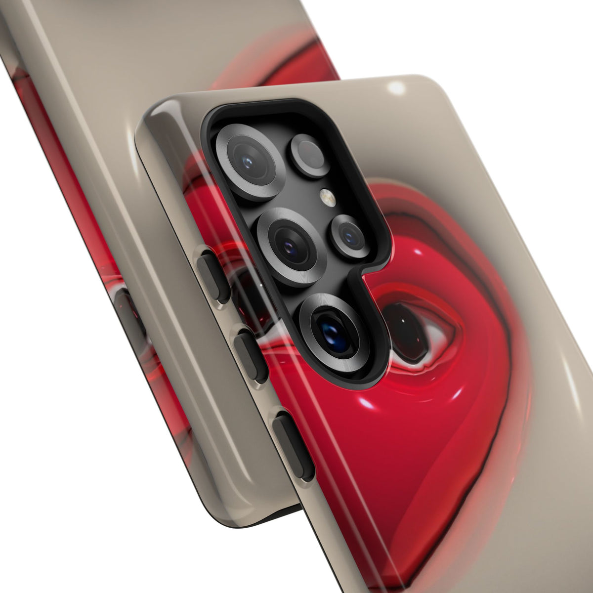 Red Heart Eyes Tough Case