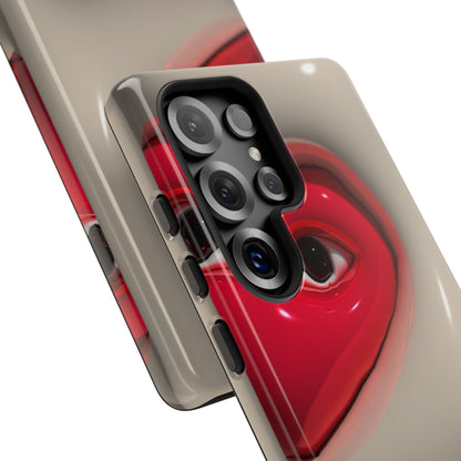 Red Heart Eyes Tough Case