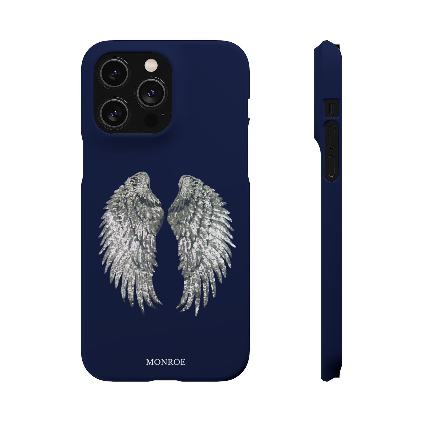 Navy Angel Wings Case