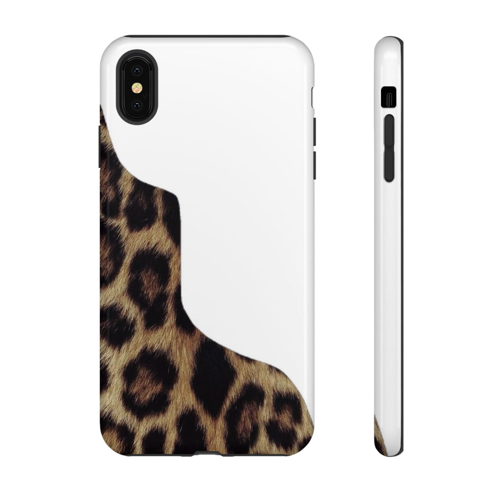 Half Cheetah Print Phone Case