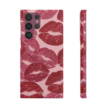 Pink Glitter Kiss Case