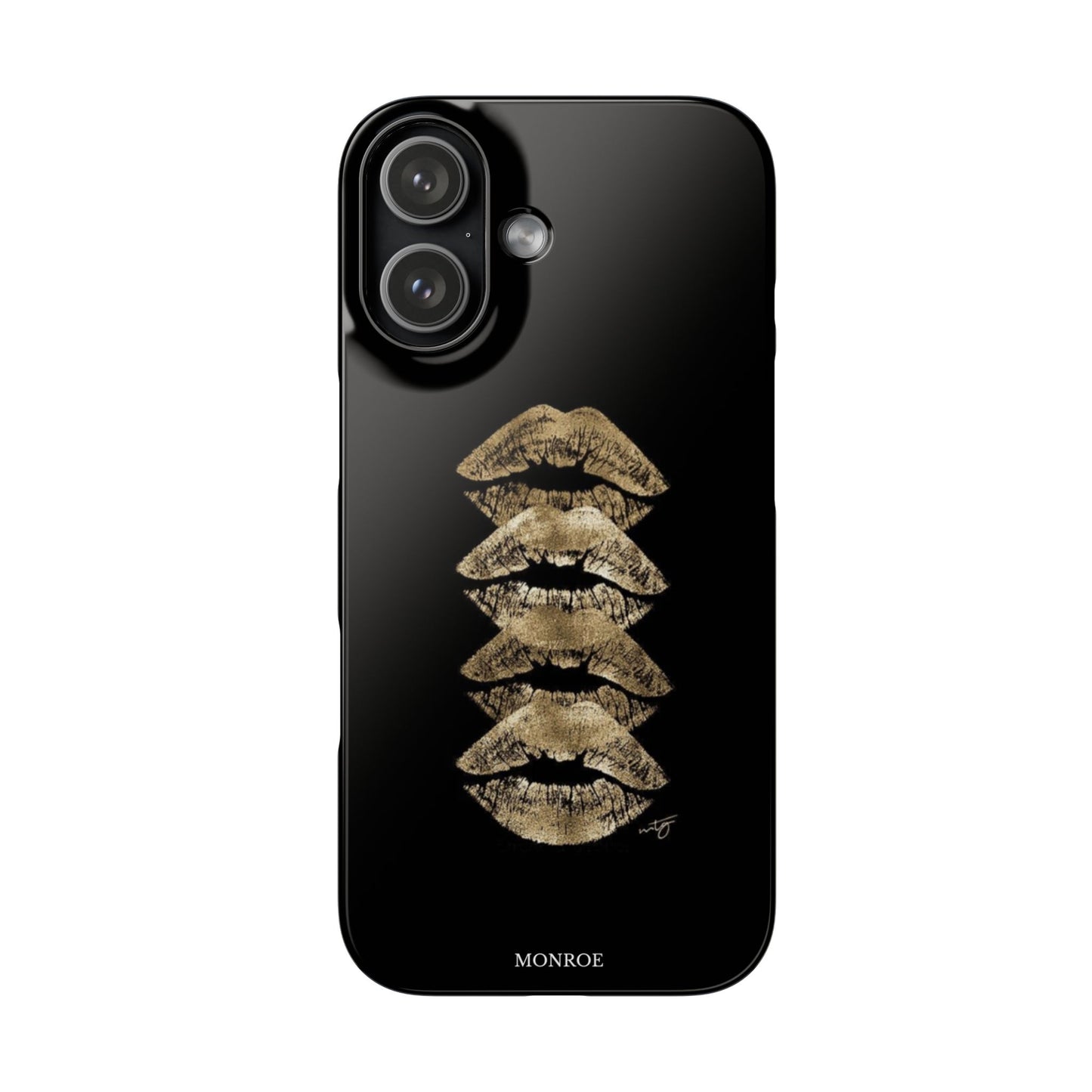 Gold Kiss Stack Case