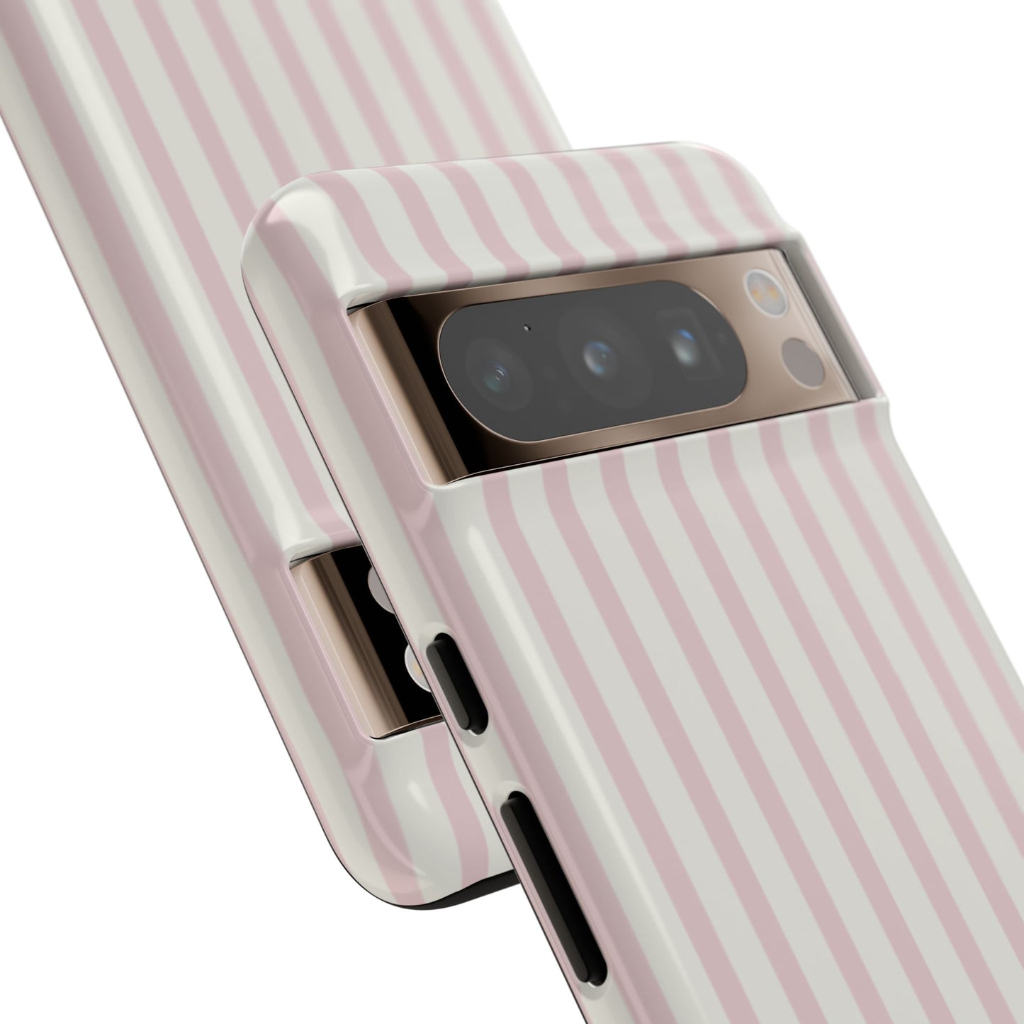 Light Pink Stripe Tough Phone Case