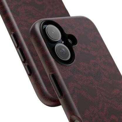 Burgundy Lace Tough Case