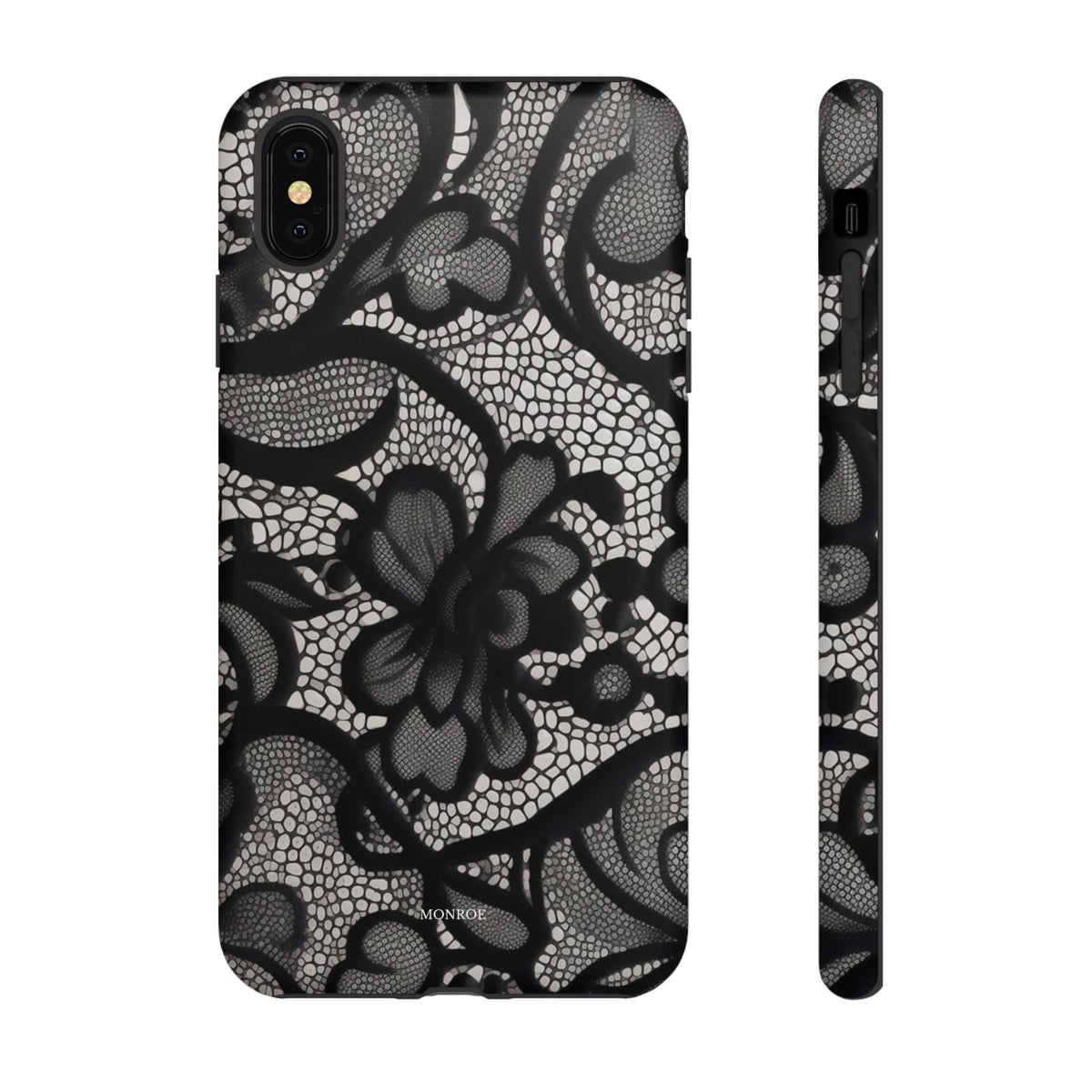 Black Floral Vintage Case