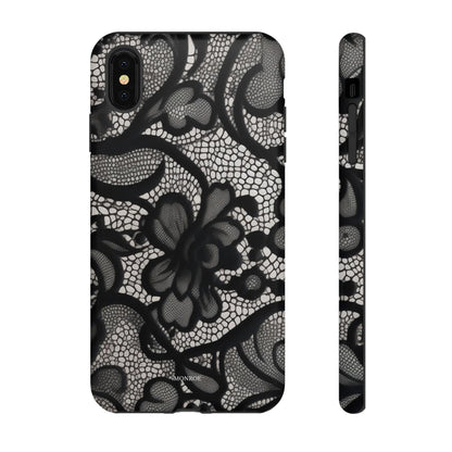 Black Floral Vintage Case