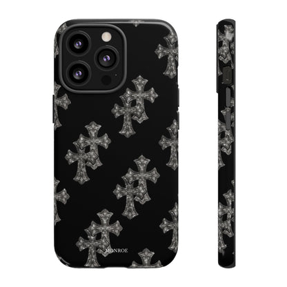 Black Crystal Cross Tough Case