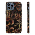 Floral Cross Pattern Tough Case