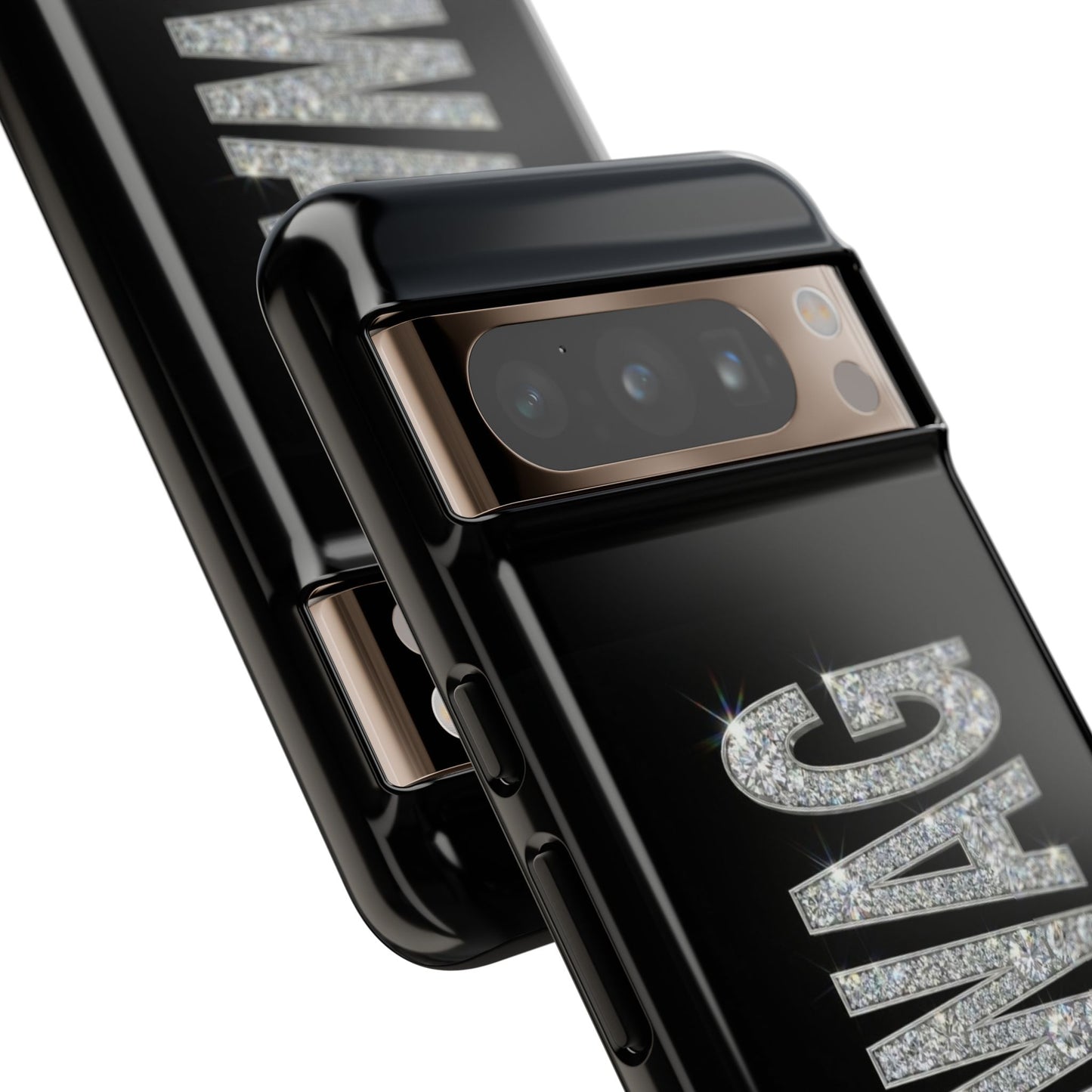 “#SWAG” Black Bling Tough Case