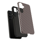 Brown Polka Phone Case