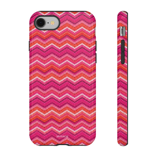 Pink Zigzag Tough Case
