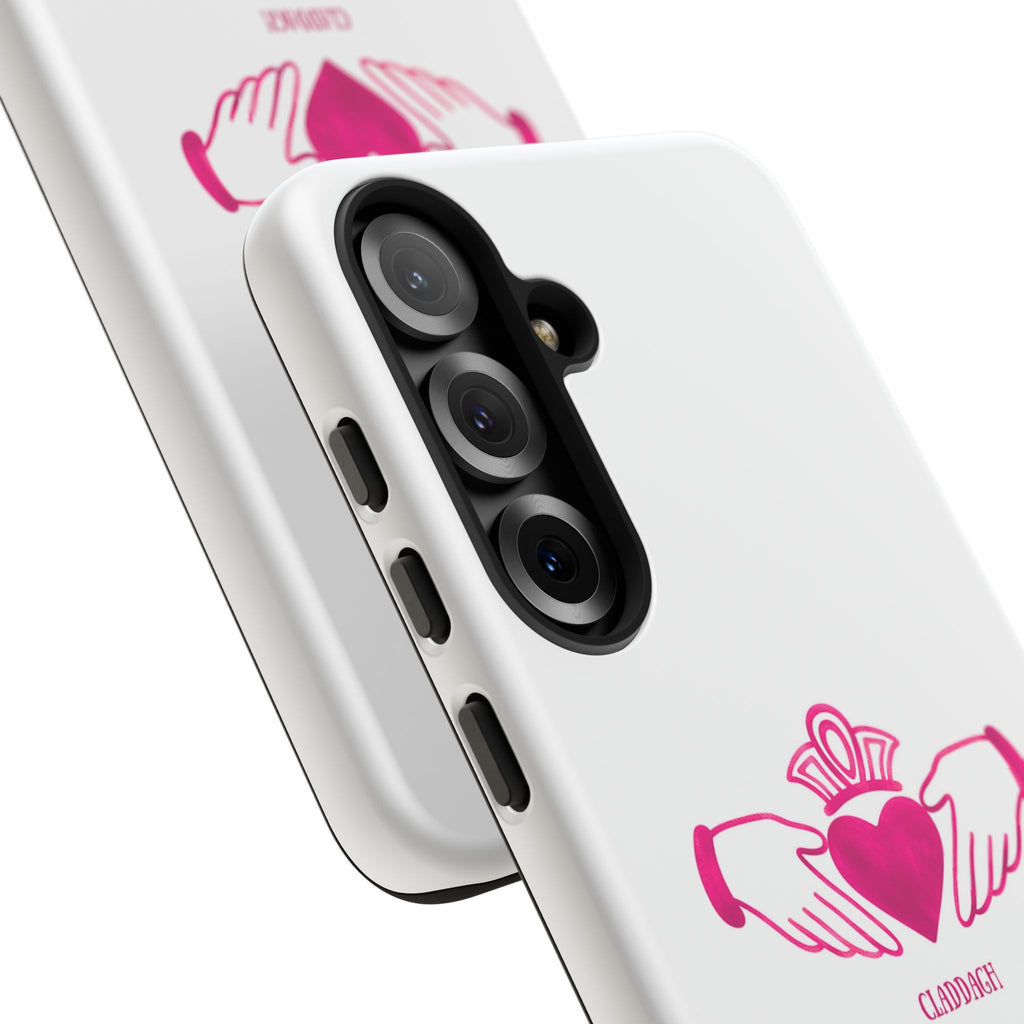 Pink Irish Claddagh Symbol Tough Phone Case