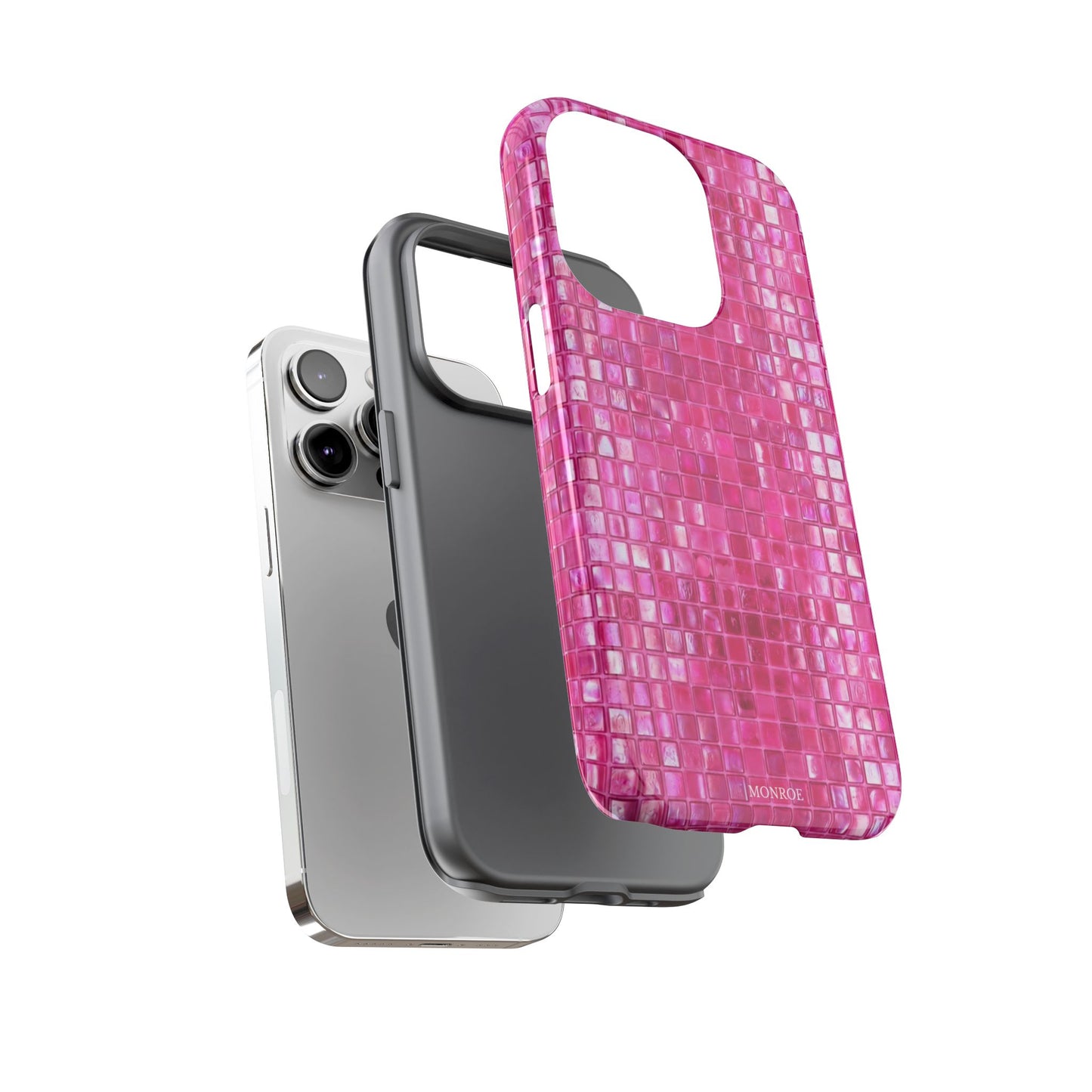 Hot Pink Mosaic Tough Case