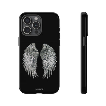 Silver Wings Black Tough Case