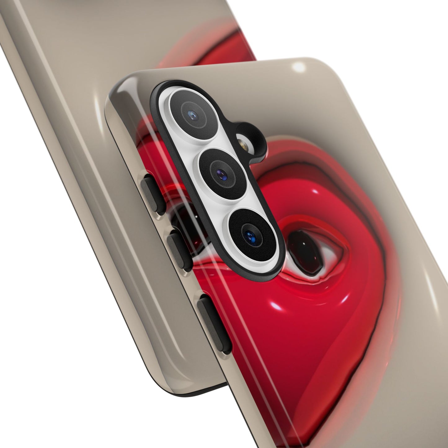 Red Heart Eyes Tough Case